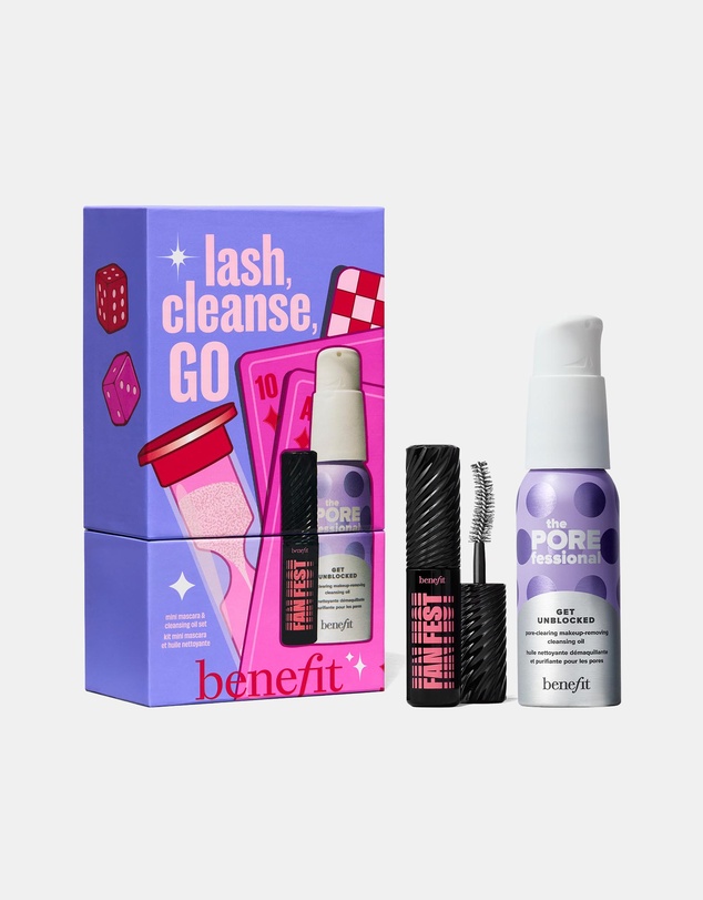 Benefit Cosmetics - Lash, Cleanse, Go Mini Mascara & Cleansing Oil Set