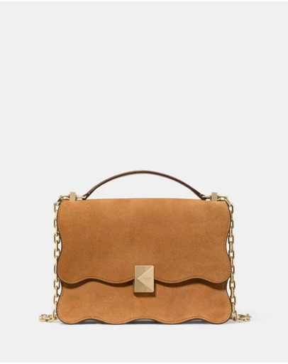 Kate Spade - Deco Wavy Suede Convertible Shoulder