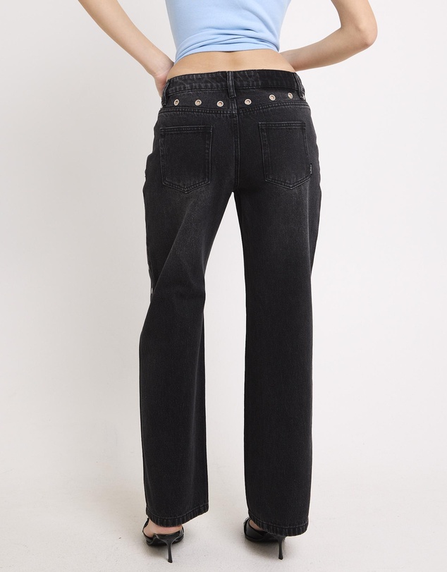 Insight - Razor Eyelet Straight Denim Jeans