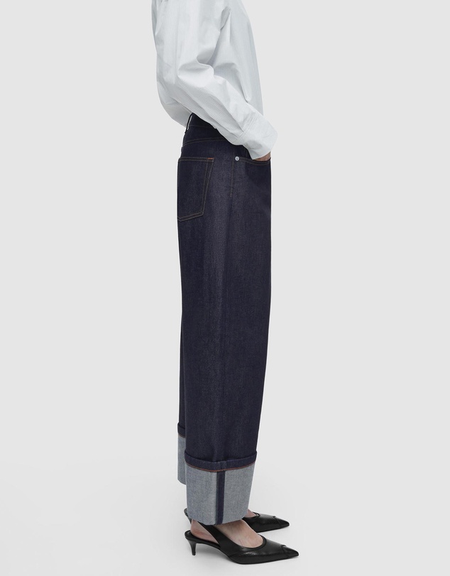 COS - Facade Turn-Up Straight-Leg Jeans