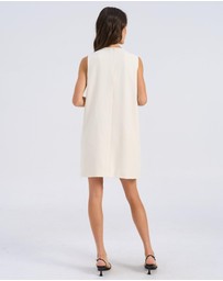 Vero Moda - Fame Buttoned Mini Dress