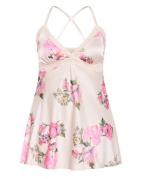 City Chic - Plus size Arcadia Chemise - pink