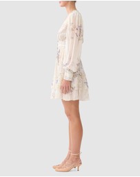 Camilla - Button Front Frill Dress