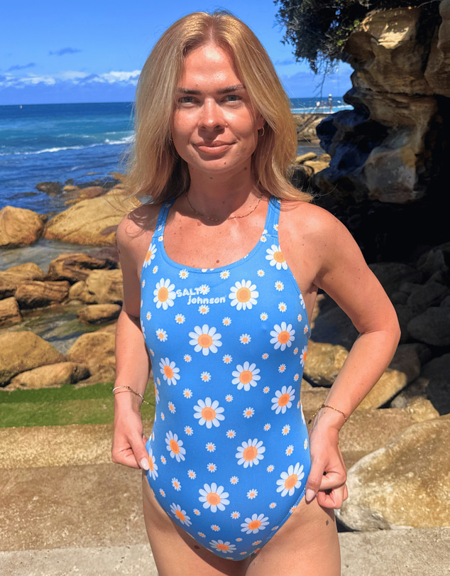 Salty Johnson - Oopsie Daisy Thick Strap One Piece