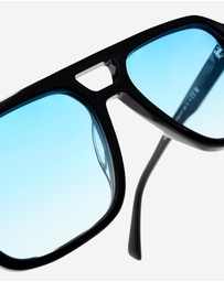 Hawkers Co - HAWKERS - CROUPIER Black Bluet Aviator Sunglasses for Men and Women UV400