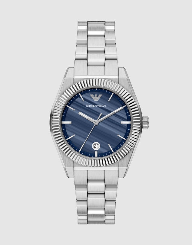 Emporio Armani - Silver Tone Analogue Watch