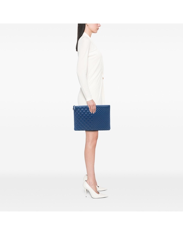 Pre-Loved by Azura Reborn - Pre-Loved CC Bi Quilted Lambskin O Case Clutch