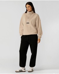 Lorna Jane - Clubhouse Polar Fleece Half Zip Sweater - ICONIC EXCLUSIVE