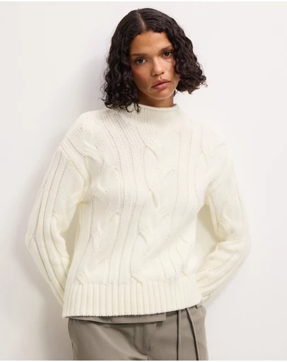 The Fated - Nickson Cable Knit Jumper