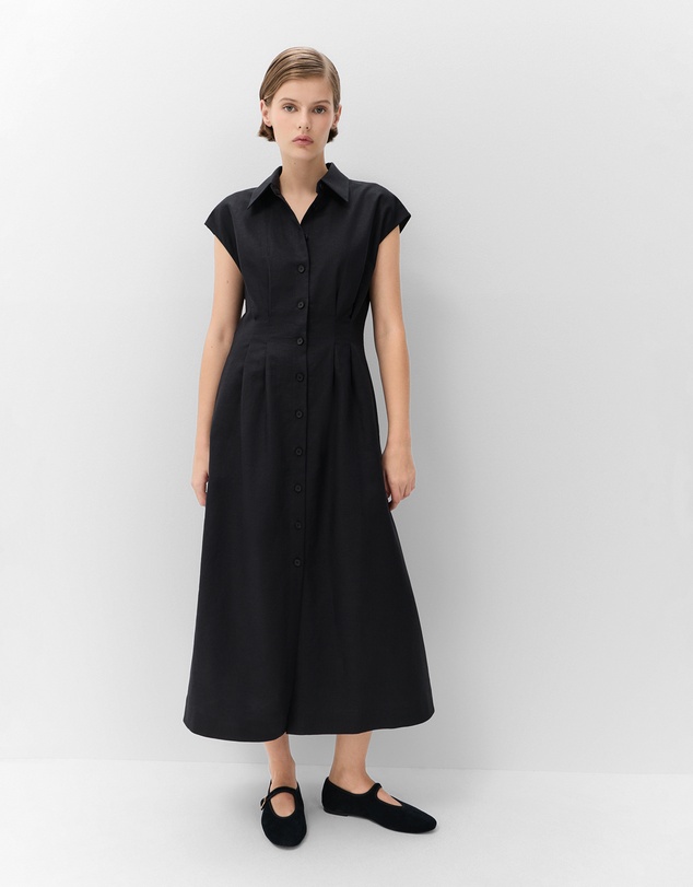 UNISON - Collared Midi Dress