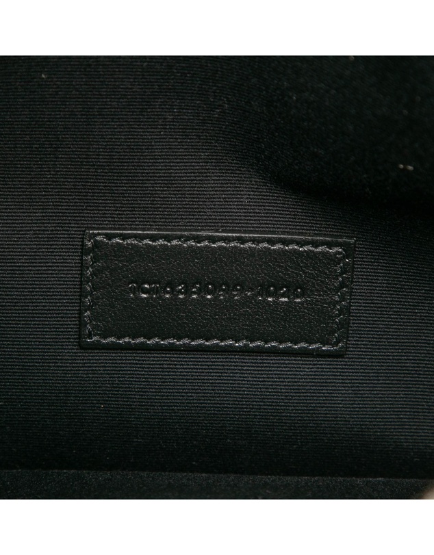 Saint Laurent - Pre-Loved Leather Zip Clutch