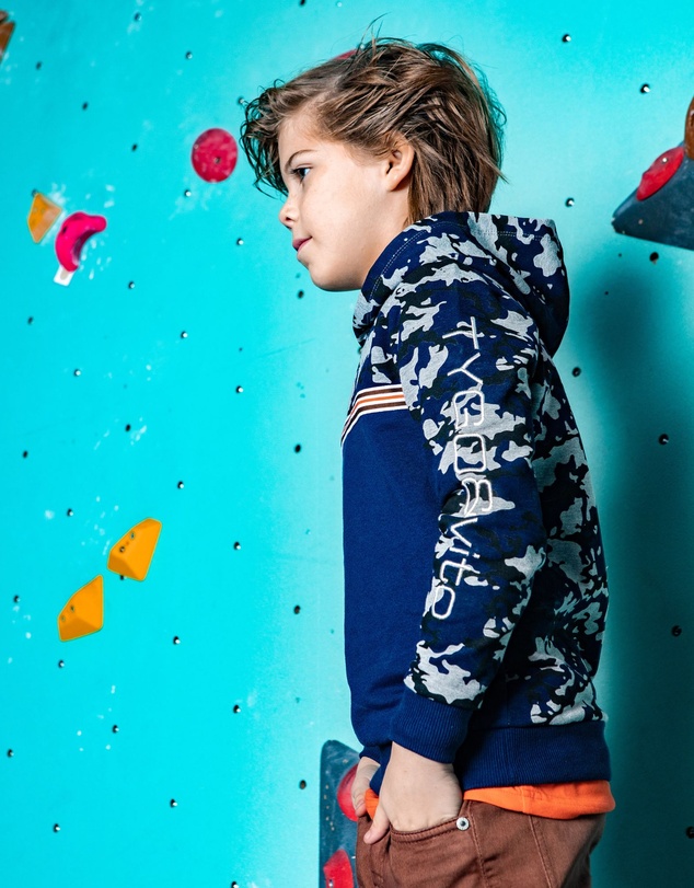 TYGO&vito - Contrast Camo Hoodie - Kids-Teens