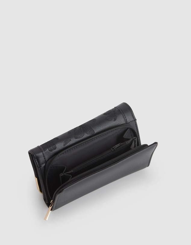 Laura Jones - Embroidered Trifold Wallet