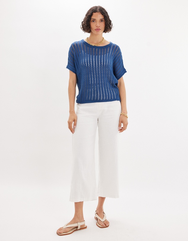 Amelius - Greta Short Sleeve Knit Top