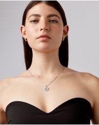 Michael Hill - Diamond Accent Pisces Zodiac Pendant in Sterling Silver