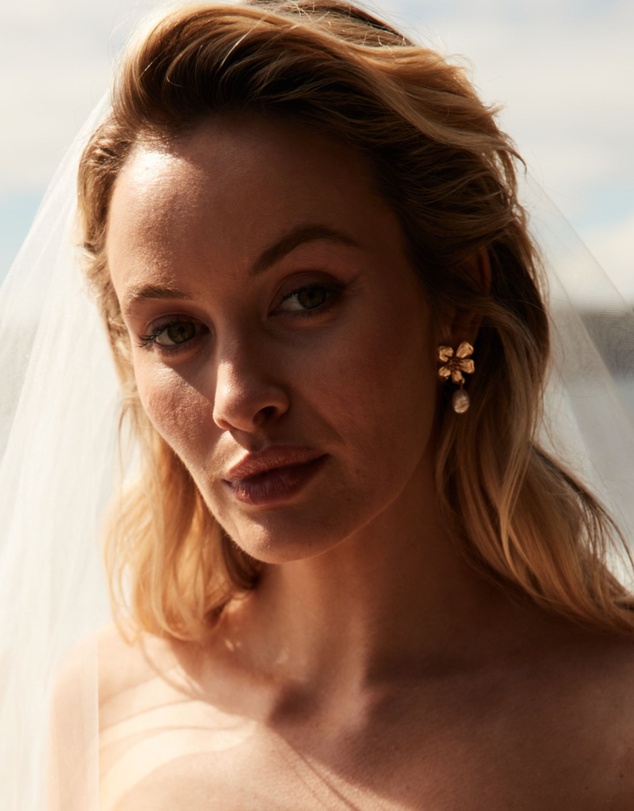 Moira Hughes - The White Label - Flower Pearl Earrings