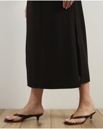 Atmos&Here Curvy - Aroha Boat Neck Maxi Dress