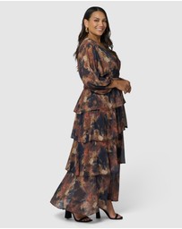 Pink Dusk by Curve Project - Temptress Maxi Dress