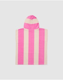 Crywolf - HOODED TOWEL Candy Stripe