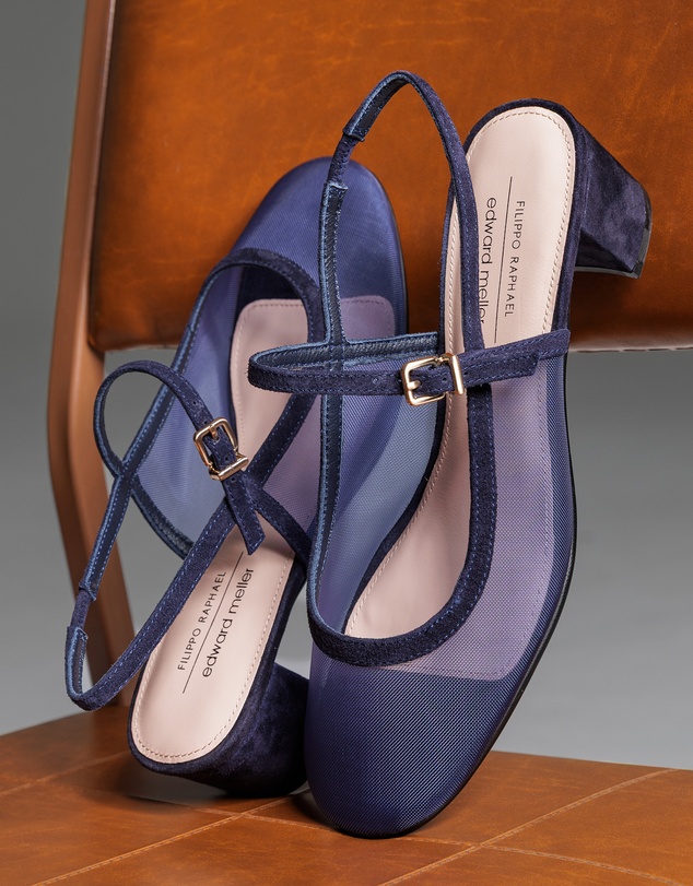 Edward Meller - DAPHNE45 Mesh Slingback Pump