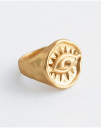 & Other Stories - Engraved Signet Ring