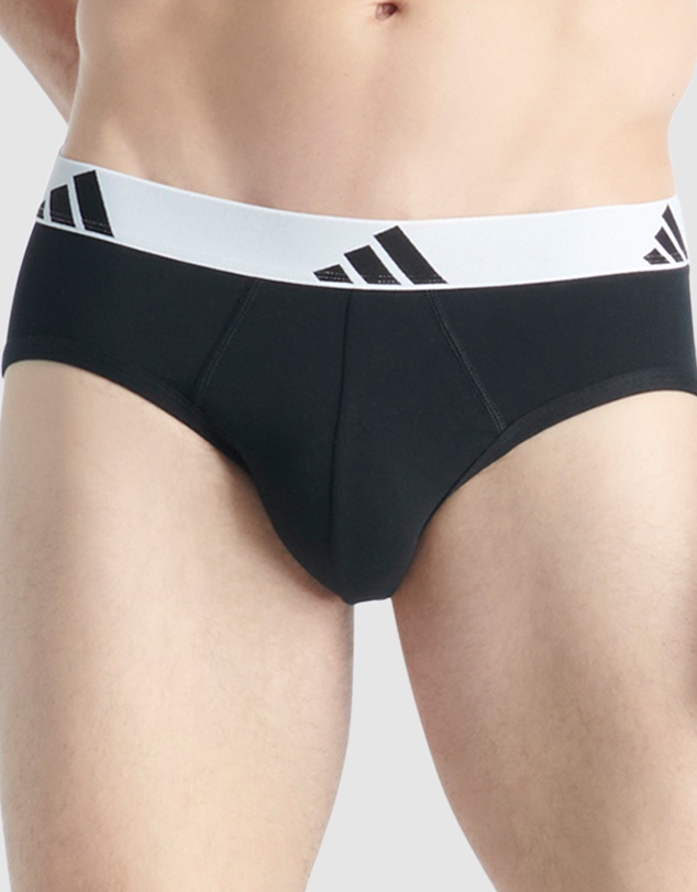 adidas Sportswear - 3 Pack Active Flex Cotton Brief Underwear