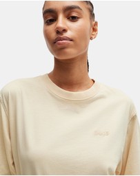 BOSS - Embroidered Logo Cotton T-Shirt