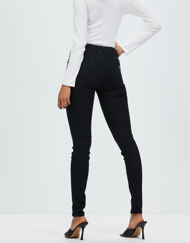 GUESS - Annette Mid Rise Skinny Jeans