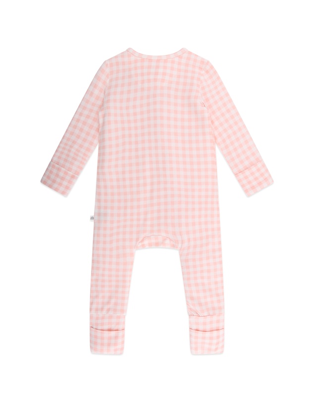 Kynd Baby - Day or Night Onesie in Petal Gingham