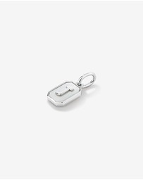 Michael Hill - Letter J Mother of Pearl Initial Pendant in Sterling Silver