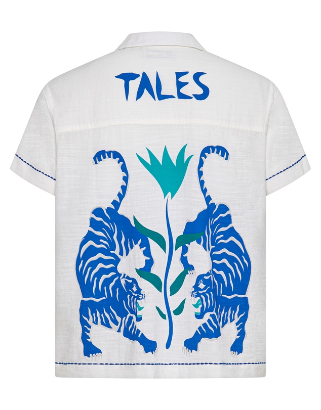 THE TALES - Crouching Tiger Cotton Shirt
