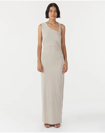 Third Form - Stirling Twist Asymmetric Maxi Dress