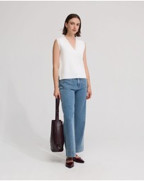 Oxford - Alexa Non-Stretch Jeans