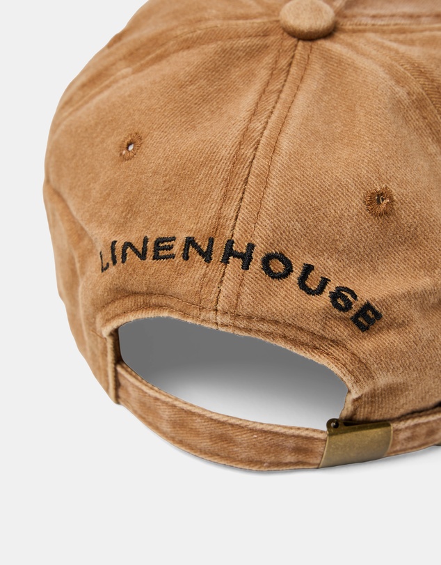 Linen House - Embroidered Slogan Cap