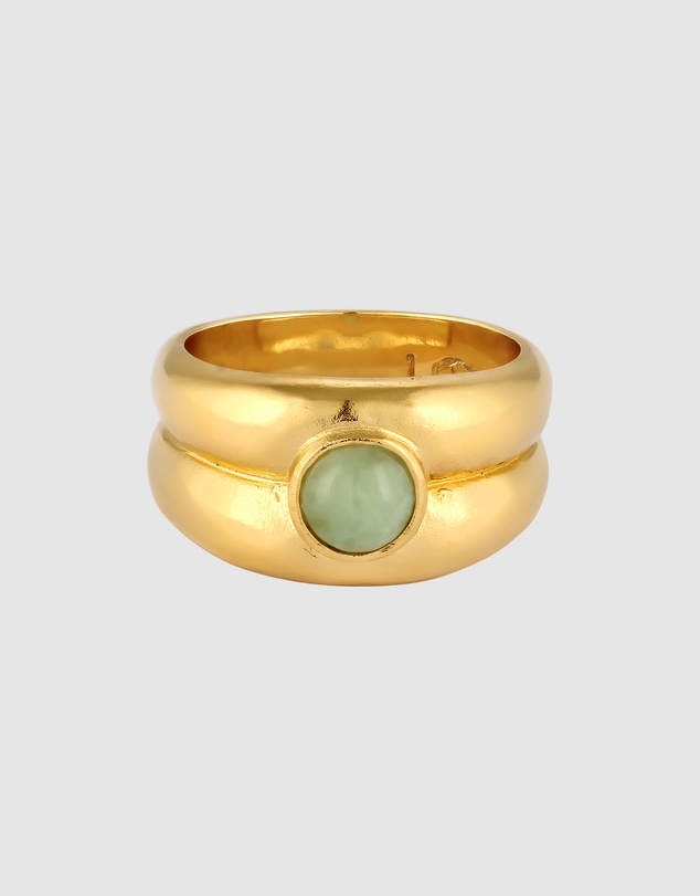 Haze & Glory - ICONIC EXCLUSIVE - Ring Jade - Gold
