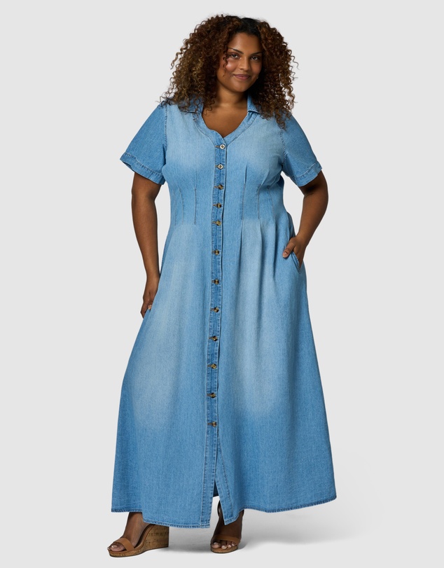 Indigo Tonic - Tara Chambray Maxi Dress