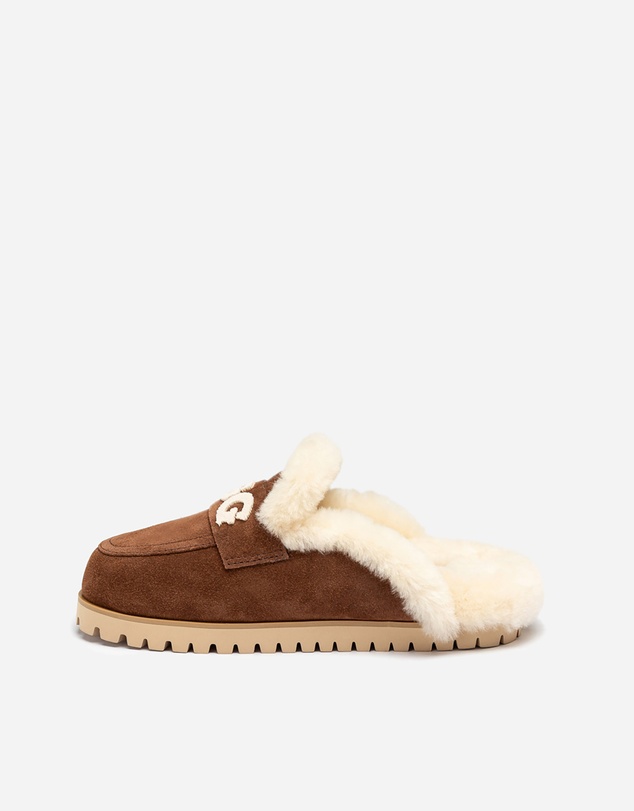 Ozwear Connection Uggs - Ugg Priya Knit Logo Shearling Slipper