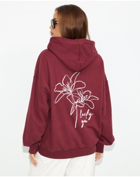 Dazie - Lucky You Oversized Hoodie