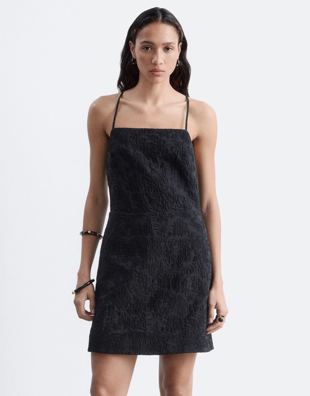 & Other Stories - Jacquard Apron Mini Dress