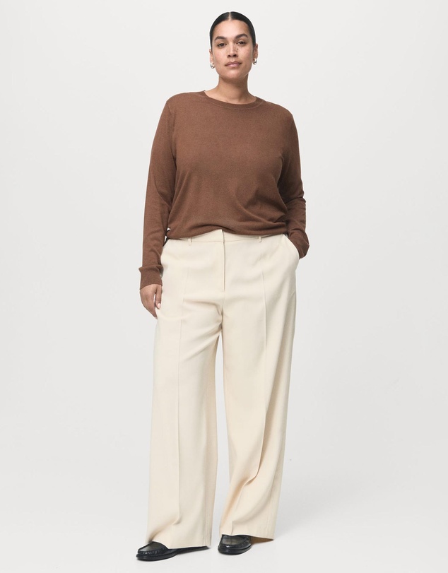 M.N.G - Fine-Knit Crew-Neck Sweater