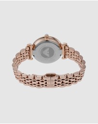 Emporio Armani - Rose Gold Tone Analogue Watch