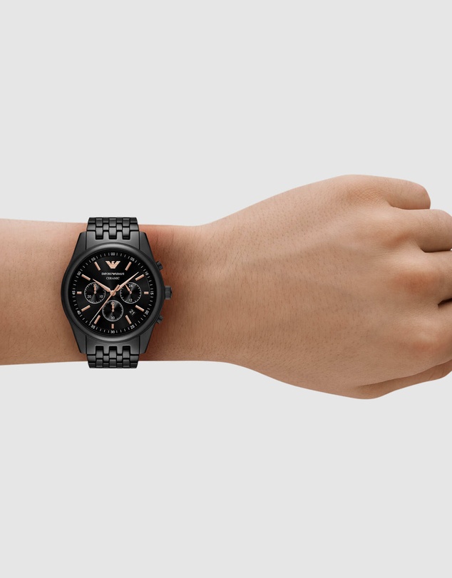 Emporio Armani - Black Chronograph Watch