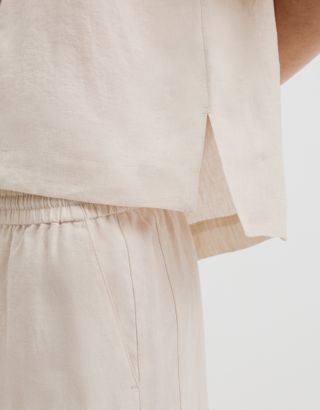 Country Road - Organically Grown Linen Short Sleeve Shirt