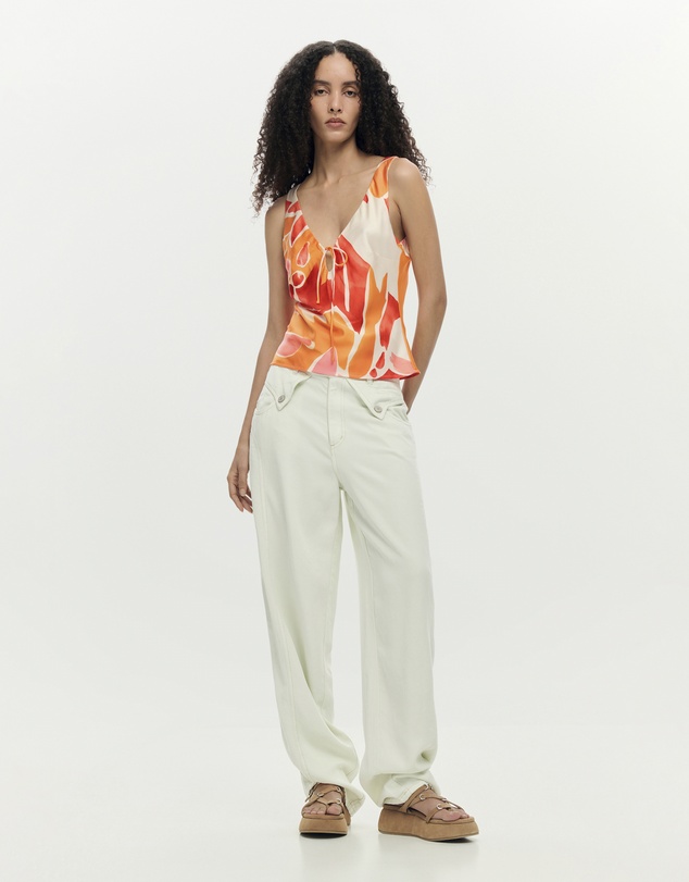 Desigual - Petal strap blouse