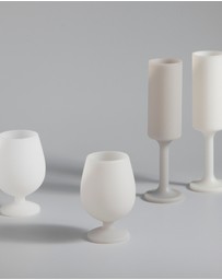 porter green - seff | silicone unbreakable champagne flutes