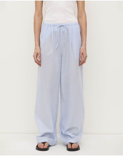 Blue & White Stripe
