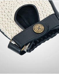 DENTS - Suited Racer x Crochet Back Fingerless Driving Gloves