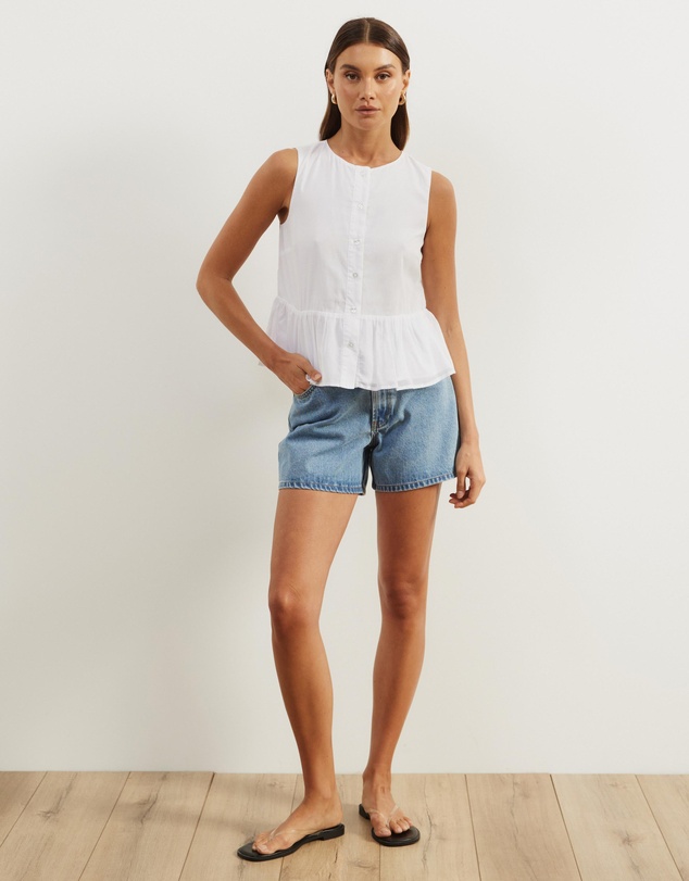 Atmos&Here - Tilly Peplum Shift Top