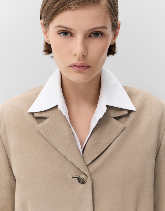 UNISON - Relaxed Suede Blazer