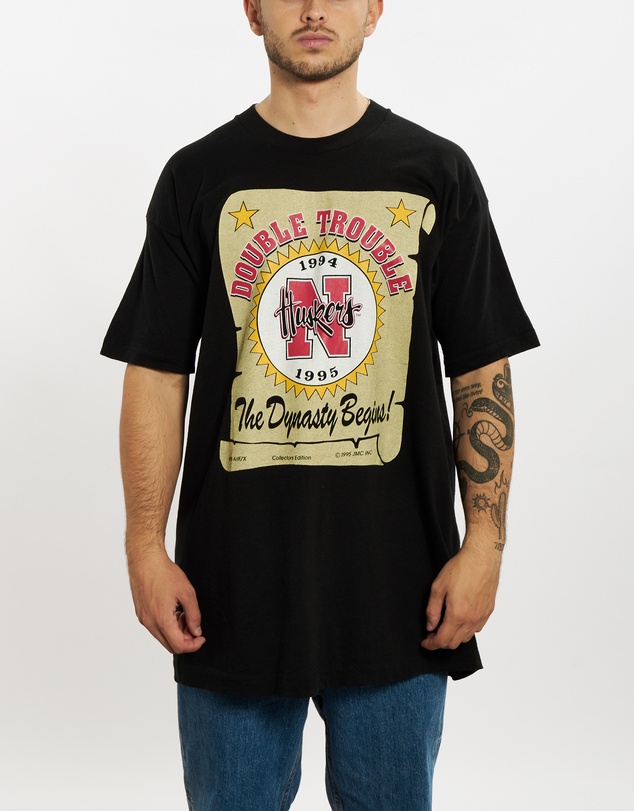 Vintage by The Real Deal - Pre Loved - 1995 NCAA Nebraska Huskers Tee